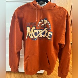 orange hoodie
fits like m
worn x3; looks new when on! super comfy!